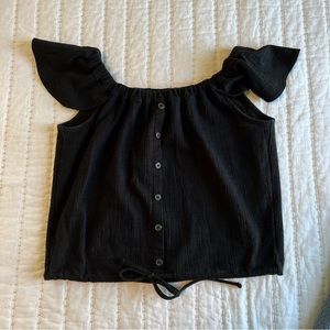 Madewell Cropped Off Shoulder Top